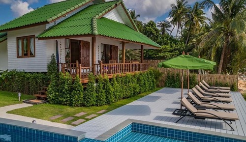 Exclusive Villa, 1 King Bed with Sofa bed, Sea View, Beachfront
