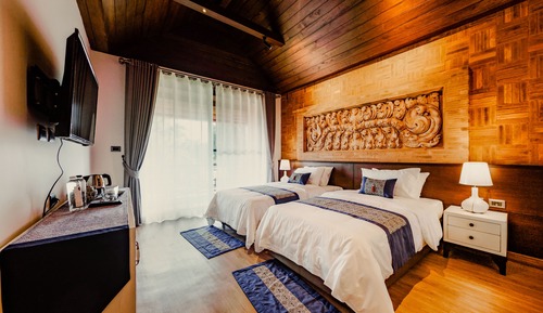 Deluxe Twin Room, Balcony (Wooden Ceiling - Air purifiers)