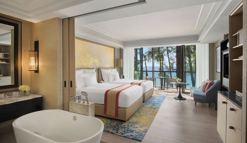 Premium Room, 2 Twin Beds, Club Lounge Access, Ocean View