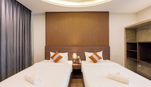 Deluxe Twin Room, Pool View