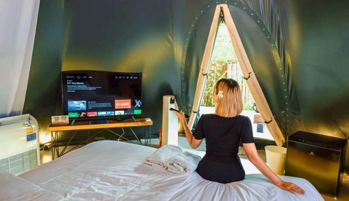 Teepee Glamp Onsen