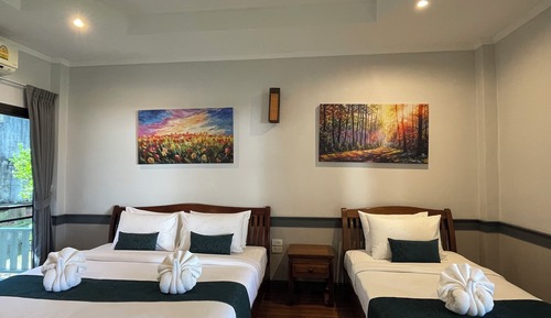 Family Double Room, Garden View