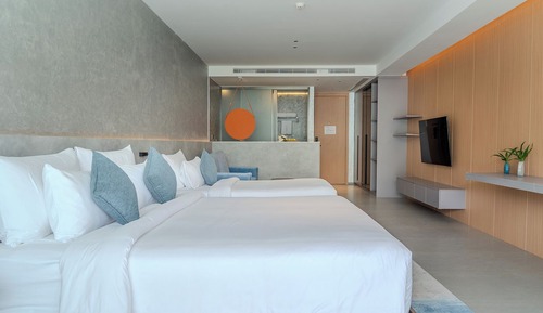 Premier Triple Room, Balcony, Pool View
