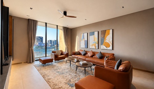 Luxury Apartment, 3 Bedrooms, City View