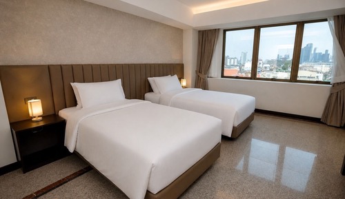 Deluxe Double or Twin Room, Non Smoking, City View