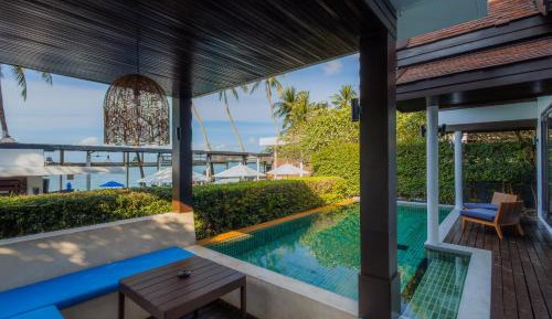 Three Bedroom Suite Pool Villa Sea View with free mini-bar