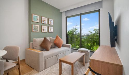 Two-Bedroom Apartment with Garden View