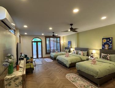 Family Room with Terrace