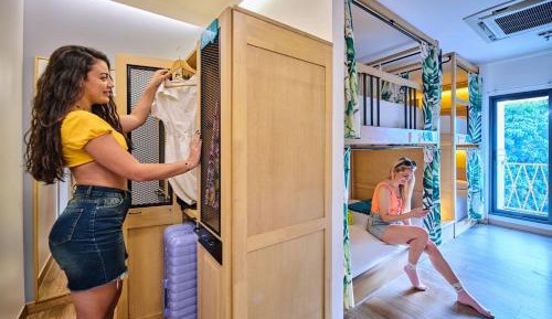 Bed in 8-Bed Female Dormitory Room