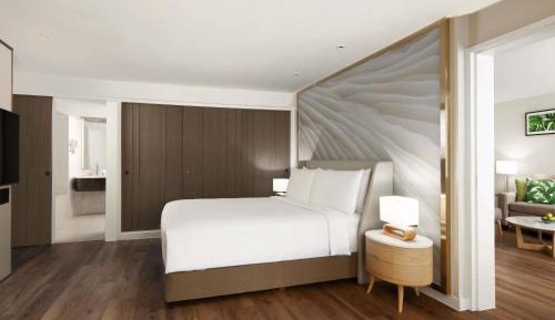 One-Bedroom Family Suite with One King Bed and Sofa Bed or Bunk Beds
