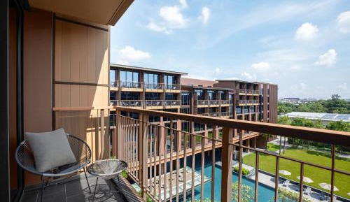 Deluxe with Two Double Beds with Balcony