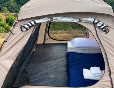Tent with Shared Bathroom