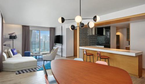 Two-Bedroom Ultra Savvy Suite with City View - High Floor