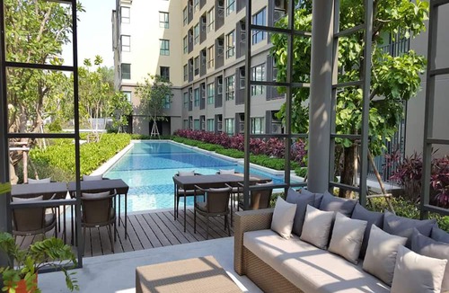 Cha-am Apartment | The Relaxing Room Pool Access at Rain Resort Condominium Cha Am- Hua Hin