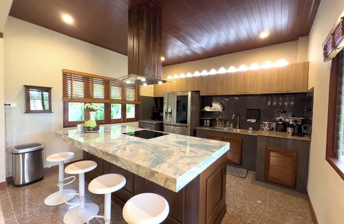 Chalong House | Giant Palm Tree Views Retreat. Castle-Style Private Pool Villa.