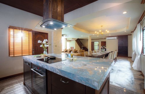 Chalong House | Giant Palm Tree Views Retreat. Castle-Style Private Pool Villa.