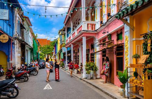Talat Yai Apartment | Modern 12th Floor Condo Walk to Phuket Old Town with Pool & Gym
