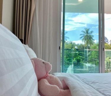 Phuket Apartment | Bright Modern 2BR Condo Near Central with Pool, Gym & Mountain View