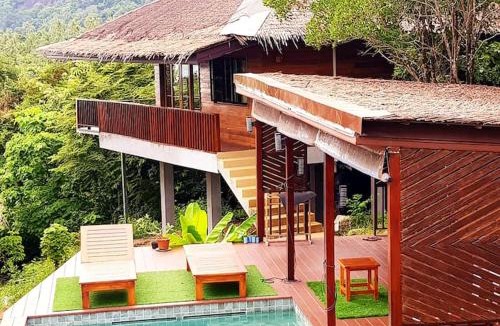 Baan Tai Villa | Off-Grid Sea-View Jungle Eco Pool Villa