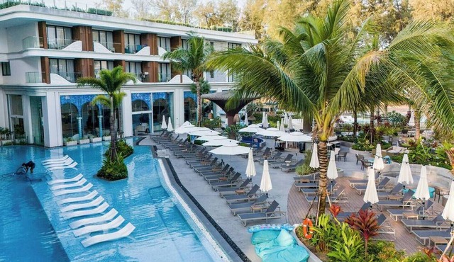 2BR Beachside Resort - 50m to the sea in Choeng Thale