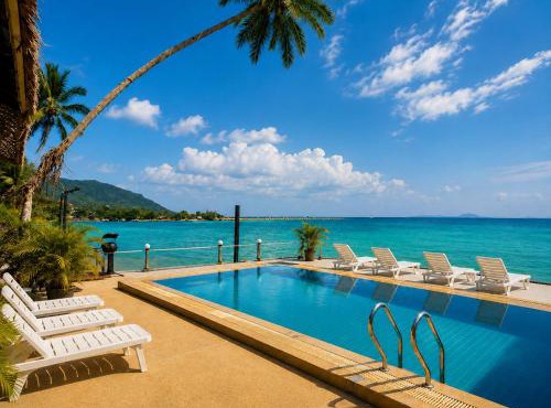 Koh Phangan Beachfront Cottages & Sunset Pool in Ban Tai