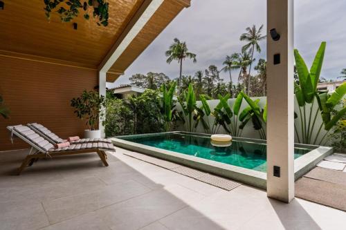 Stylish 2BR villa with Pool, Srithanu, 5min to the beach